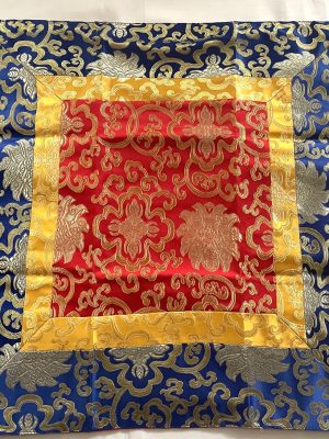 Altardecke klein, blau-gelb-rot