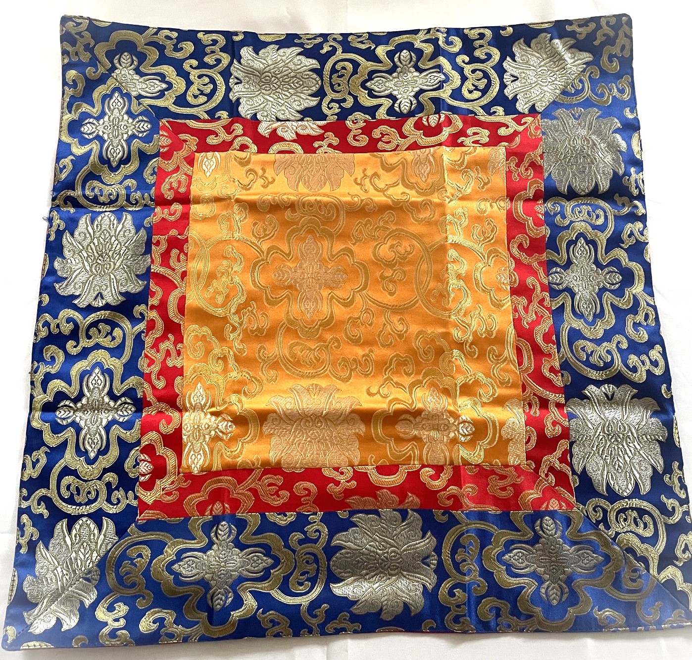 Altardecke klein ,blau-rot-orange