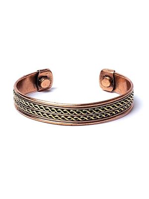 Armband Kupfer Doppelhelix magnetisch