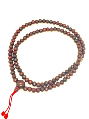 Mala aus rotem Sandelholz Nepal