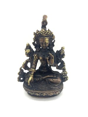 Weiße Tara Statue, Messing