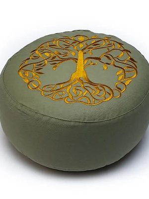Meditationskissen Baum des Lebens Baumwolle BIO