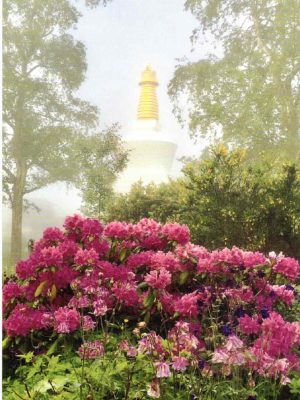 Stupa im Kamalashila Institut