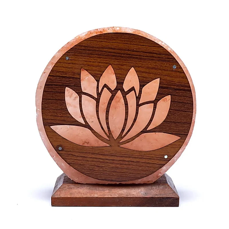 Salzlampe Lotus