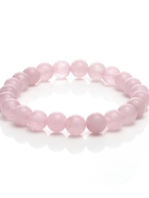 Mala bracelet - rose quartz"> <span class=