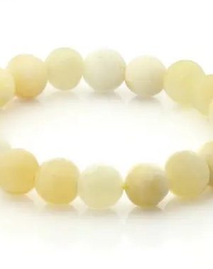 Yellow calcite mala bracelet"> <span class=