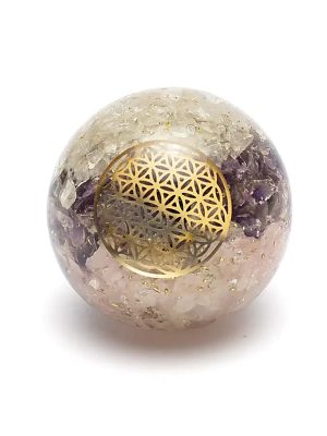 Baum des Lebens Orgonit-Kugel, Amethyst
