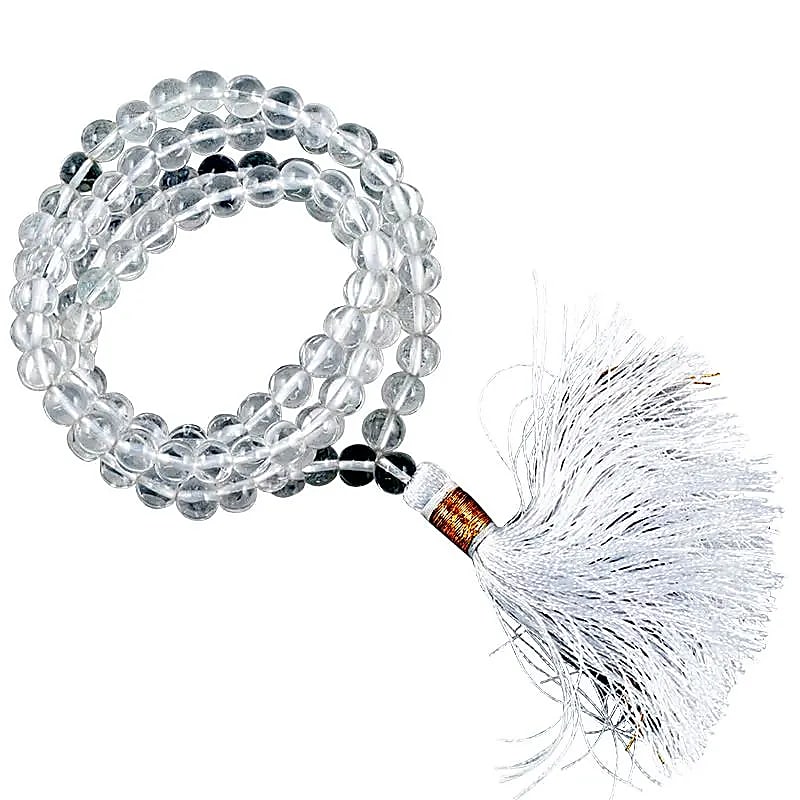 Bergkristall Mala 108 Perlen (6mm)