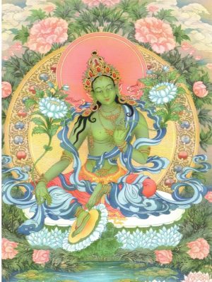 Grüne Tara Postkarte