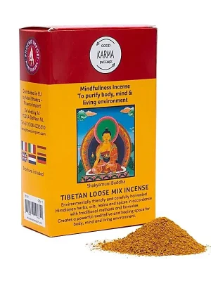Tibetisches Räucherpulver Shakyamuni Buddha, Achtsamkeit
