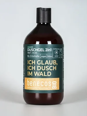 benecosBio Duschgel 2in1 BIO-Zirbelkiefer ICH GLAUB