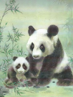 Panda gemalt von H.H.Karmapa Orgyen Trinley Dorje