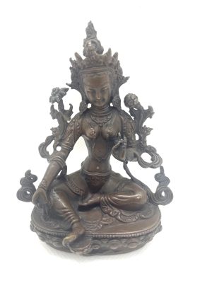 Grüne Tara Bronze Statue